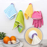 Washcloth Clip Holder Dishclout Storage Rack Kitchen Bathroom Detachable Hand Towel Hanger Hook