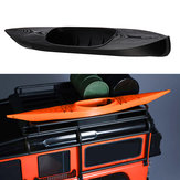 Modelo de kayak impreso en 3D para coche de escala 1/10 RC Traxxas TRX4 D90 D110 Axial Scx10 90046 90047 Piezas para coche RC de color negro