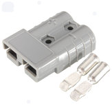 50A 8AWG Batterie-Schnellanschlussstecker für schnelle Verbindungen und Trennungen von Seilwinden und Anhängern (Grau)