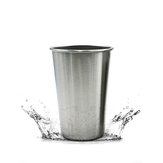 304 rozsdamentes acél csészét egyrétegű ital-, tej- vagy ivópoharakból készítették 500 ml-es otthoni konyhai italossággá.