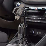 Universal 360 Rotation Flexibler Arm Auto-Handyhalter mit Schwanenhalsbecherhalter für Mobiltelefone mit einer Breite von 5-9,5 cm