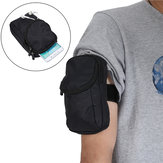 Multifunctioneel Dubbellaags Sport Hardloop Verstelbare Taille Tas Arm Tas voor Telefoon Onder 6,3 inch