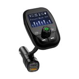 Double USB Chargeur de voiture rapide Transmetteur FM mains libres Lecteur MP3 Adaptateur Bluetooth de voiture