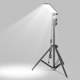 مصباح تخييم بقوة ١٦٨٠ لومن، ٨٤ مصباح LED، بارتفاع قابل للتعديل ١.٨ متر مع حامل، نور بقوة ٦٥٠٠-٧٠٠٠K للاستخدام في التخييم والتصوير الفوتوغرافي