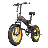 LAOTIE® FT100 1000W 15AH 20x4in Ciclomotor eléctrico plegable Bicicleta 90-120KM Kilometraje máximo 150KG MAX Carga Bicicleta eléctrica