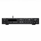 5 Channel Aluminum Alloy Home Amplifier Subwoofer LED Display for Hi-fi bluetooth Speaker Support Remote Control FM Radio USB