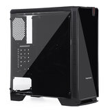Desktop Computer Gaming Case ATX M-ATX ITX  USB 3.0 Ports Tempered Glass Windows With 8pcs 120mm Fans Location (Only Case)