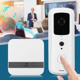 Akıllı WiFi HD 1080P Video Kapı Zili IR Görsel Kamera İnterkom 166° Geniş Açı Ev Güvenlik Kiti Uygulama Kontrolü