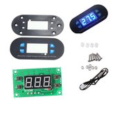 Controller di temperatura digitale XD-W2308 DC12V con sensore regolabile e display LED blu