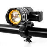 Luz dianteira de bicicleta LED recarregável por USB e conjunto de luz traseira ajustável para bicicleta MTB Mountain Cycling Flashlight Bike Accessories