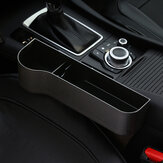 Boîte de rangement pour crevasse de siège de voiture côté gauche en ABS Porte-gobelet Pochette organiseur de pièces