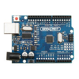 Entwicklungsplatine Geekcreit® UNOR3 ATmega328P ohne Kabel, kompatibel mit offiziellen Arduin-Boards