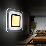 9W مصباح حائط غرفة المعيشة والسلالم وممر مربعة حديثة بقاعة الإضاءة الداخلية