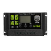 10/20/30A 12V/24V Solar Controller Auto-Adaptive LCD Display PWM Solar Charge Controller Solar Panel Charge Controller