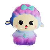 Джамбо Кавайский овца Squishy Милый Галактический Коза Мягкий Альпака Медленно Поднимающийся Пахнущая Игрушка Подарок