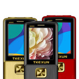 TKEXUN 8800i 2.8'' 1800mAh Whatsapp bluetooth Dual Flashlight Dual Sim Flip Metal Feature Phone