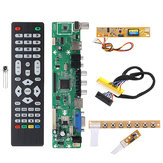 V56ユニバーサルLCD TVコントローラドライバボードPC / VGA / HDMI / USBインタフェース+ 7キーボード+バックライトインバータ+ 1ch 6ビット30ピンLVDケーブル