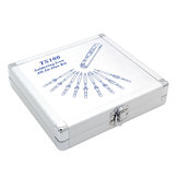 MINI φορητό κουτί αποθήκευσης αλουμινίου 154 x 147 x 36 mm για συγκολλητικό σίδερο