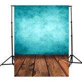 3x5FT Blue Board Wood Fotografia Background Backdrop Studio Photo Prop