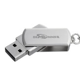 Pen Drive USB USB 2.0 16GB 32GB 64GB Rotação 360º Cartão de Memória USB de Metal Pendrive U Disco