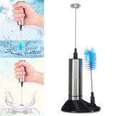 Egg Beater Milk Frother Stainless Steel Coil Tea Coffee Foaming Maker Brush Head Electric Blender
