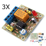 Kit de interruptor de luz DIY com 3 peças Placa de módulo de controle de luz com fotossensível DC 5-6V