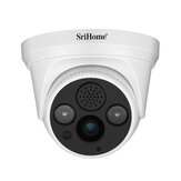 SriHome SH030B HD 3MP 1296 P Câmera IP H.265 ONVIF Câmera AP Hotspot 3X Zoom digital Detecções de movimento Alarme Segurança CCTV Cam