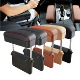 5 Farben Universal Auto Armlehne Aufbewahrungsbox Koffer Sitz Sitz Ellenbogenstütze Höhenverstellbare Leder Mittelkonsole Drahtloses Ladegerät