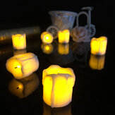 Lamparina de mesa a pilhas de 4,3x4,5 cm Vela LED sem chama Luz noturna Decoração de Halloween e Natal