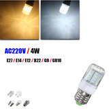E27 E14 E12 B22 G9 GU10 4W 36 SMD 4014 LED Warm Wit Puur Wit Cover Corn Lamp AC220V
