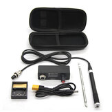 MSS12 Mini 0.91 inch OLED Soldering Station Compatible with T12 Soldering Iron Tips Supports PD3.0/3S-6S/12V-25V Poder Supply
