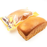 СкользкийFun Скользкий Jumbo Тостовый хлеб 20 см медленно поднимается оригинальная коллекция упаковки Подарок Декор Игрушка