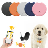 Localizador de Dispositivo Anti-Perda BT GPS Mini Rastreador Portátil Pequeno Rastreador Bluetooth Inteligente BT5.0 para Cães de Estimação Gatos Crianças Carro Carteira Chave Coleira Acessórios