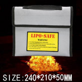 Nouveau sac de protection ignifuge et anti-explosion pour batterie Li-po Surface de 240 * 210 * 50MM