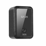 GF-09 remoto Mini veículo magnético auditivo Rastreador GPS Real Dispositivo de rastreamento de tempo WiFi + LBS + AGPS Locator APP Mic Controle de voz
