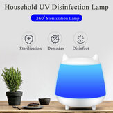 Lampada germicida a raggi UV ricaricabile tramite USB da 1200 mAh 360° 5V per disinfezione