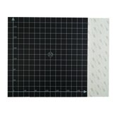 300 * 300 mm Fekete Négyzetes Pótágy Felület Matrica 1:1 Koordináta 3D Nyomtatóhoz