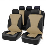 Πλήρες σετ καλύμματος καθίσματος μπροστά και πίσω κατάλληλο για αυτοκίνητο, φορτηγό, SUV από PU δέρμα.