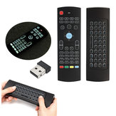 2.4GHz Wireless Keyboard remoto Qwerty Fly Air Mouse para Android TV Caixa XBMC