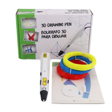 D9 Caneta de Impressão 3D com Filamento para Crianças Presente de aprendizagem w / Plug UE / US Plug Power Adapter + Baixa Temperatura