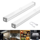 Lampe de nuit LED avec détecteur de mouvement, rechargeable USB, pour placard, cuisine, chambre à coucher ou éclairage d'escalier.