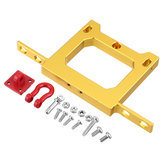 Protetor de pára-choque traseiro WPL para peças de carro RC WPL B14 B16 B24 1/16 com gancho Dourado