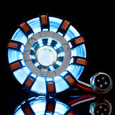 MK2 Acrylic Tony ARC Reactor Model DIY Kit USB Chest Lamp Movie Props Illuminant LED Flash Light Set Gift