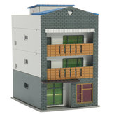 Modellgebäude für den kommerziellen Handel in Weiß, 4 Stockwerke, Maßstab N 1/144, GUNDAM Modelszene