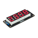 5 pièces 0,56 pouces rouge LED Module d'affichage à 4 chiffres et 7 segments RobotDyn pour Arduino - produits compatibles avec les cartes officielles Arduino