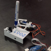 Rajzoló robot manipulátor Plotclock