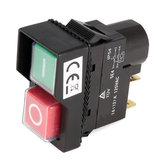 125V IP54 Switch 4 Pin No-Voltage Release Switch Plastic Interrupteur à bouton-poussoir