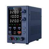 WANPTEK Regüleli Güç Kaynağı, 0-160V Voltaj 0-10A Akım Çok Fonksiyonlu Koruma Üstün Stabilite Dijital Ekran ile çeşitli Elektronik Uygulamalar için uygundur EPS3205/EPS3210/EPS6205/EPS1203/EPS1602