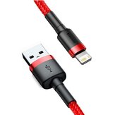 Cable Baseus 2.4A USB-A a iP Carga rápida Transmisión de datos Núcleo trenzado de nailon Longitud de 0.5M / 1M / 2M / 3M para iPhone 14 14Pro 14 Pro Max para iPad Pro