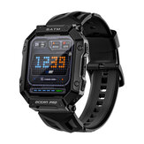 Relógio inteligente esportivo LOKMAT Ocean Pro de 1,85 polegadas com tela grande HD, monitor de frequência cardíaca, pressão arterial, SpO2, resistente à água 5ATM e bateria de 340mAh